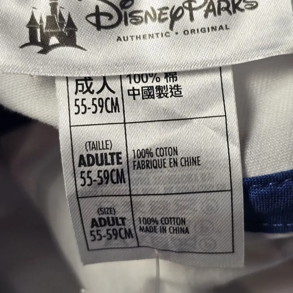 Disney Parks Striped‎ LOVE Mickey Minnie Mouse Stripes Adult Cadet Hat Cap